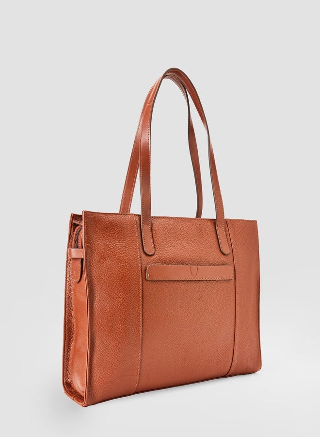 Hidesign Women Tote (Tan) - Image 4